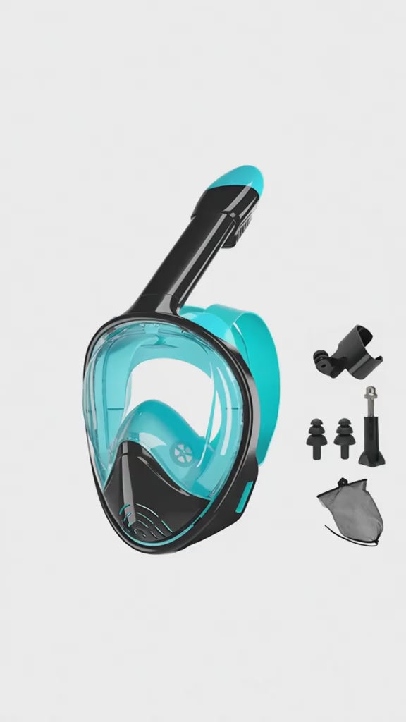 Underwater Scuba Anti Fog Full Face Diving Mask Snorkeling Respiratory Masks Safe Waterproof Swimming Equipment for Adult Kids